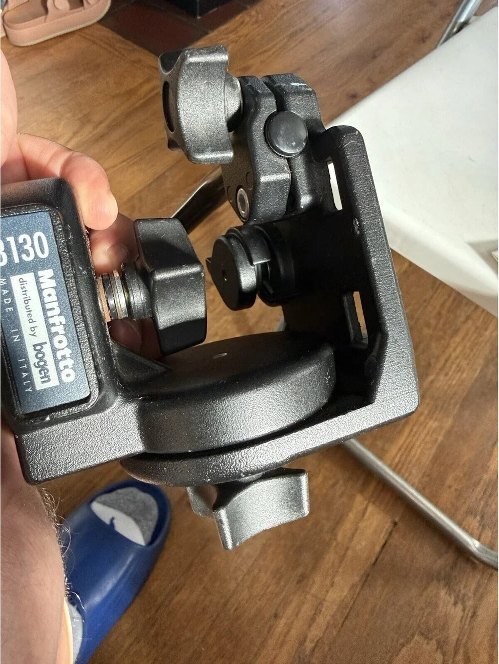 Bogen 3130 Micro Fluid Tripod Head With Manual